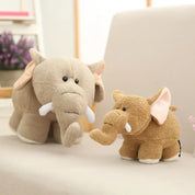 Pelúcia Hipopótamo e Elefante Kawaii - 20/25/35cm