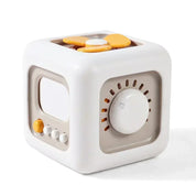 6 em 1 montessori cubo brinquedos sensoriais ocupado placa bebê prática habilidades gaveta cubo brinquedos educativos para menina menino