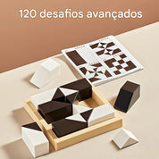 Quebra-Cabeça de Blocos Ocultos - 120 Desafios para Mentes Brilhantes