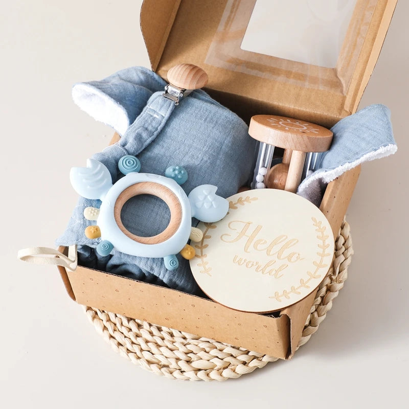 Kit Premium Presente Brinquedos de Banho para Bebês - 6 Peças