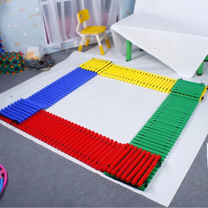 Trilha de Equilíbrio Montessori para Desenvolvimento Sensorial Infantil