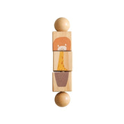 Montessori brinquedos para bebês de madeira dos desenhos animados animal quebra-cabeça brinquedo educação do bebê jogo de quebra-cabeça recém-nascido mão e pé exercício brinquedo