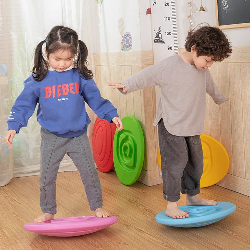Crianças caracol placa de equilíbrio crianças tdah autismo fisioterapia integração sensorial equipamentos treinamento jogos esportivos kinder spiele