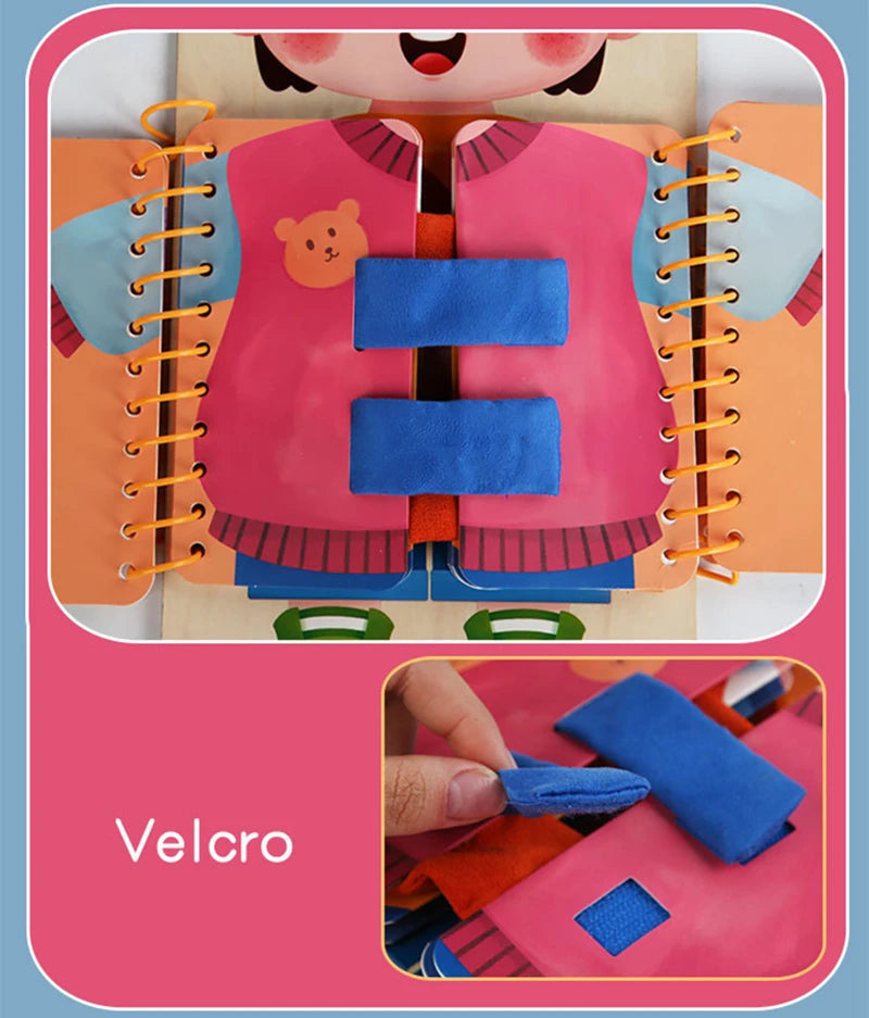 Placa Montessori Multicamadas para Desenvolvimento Infantil