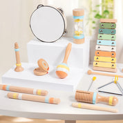 Conjunto Musical Montessori em Madeira para Crianças