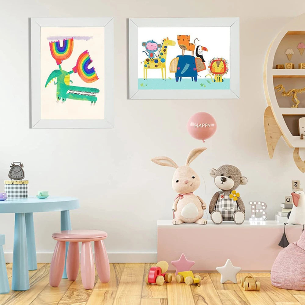 Molduras de arte para crianças, frente magnética aberta, exibição mutável, decoração de casa, quadro infantil para pôster, foto, desenho, pinturas, fotos, novo
