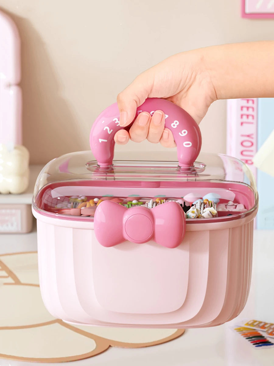 Organizador Infantil Portátil de Acessórios e Maquiagem