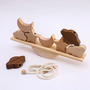 Brinquedo de Equilíbrio Montessori de Madeira para Crianças
