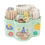 Suporte Infantil Giratório para Lápis Canetas - Organização e Estilo