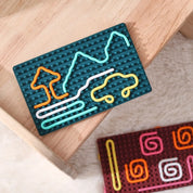 Tabuleiro Sensorial Montessori de Silicone para Crianças