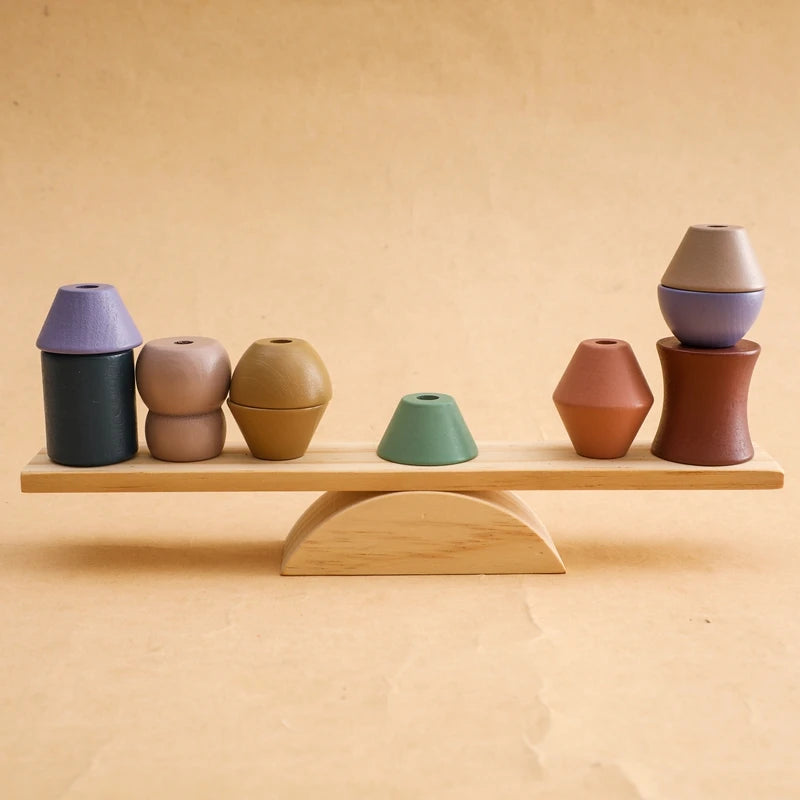 Brinquedo de Equilíbrio Montessori de Madeira para Crianças