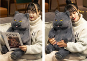 Gato de Pelúcia Kawaii Britânico Shorthair 30-60 cm