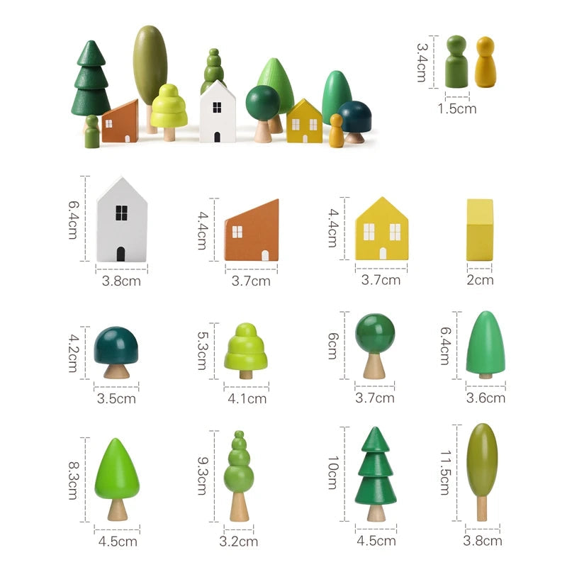 Quebra-cabeças jogo educativo montessori bebê feixe de equilíbrio jogo brinquedos para crianças estilo nórdico blocos de construção de madeira brinquedos para crianças