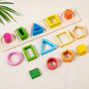 Blocos de Construção Montessori de Madeira