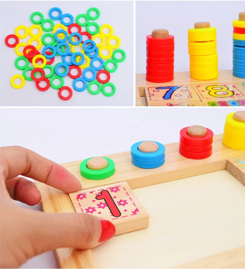 Placa Logarítmica Montessori: Aprendizado Divertido e Educativo