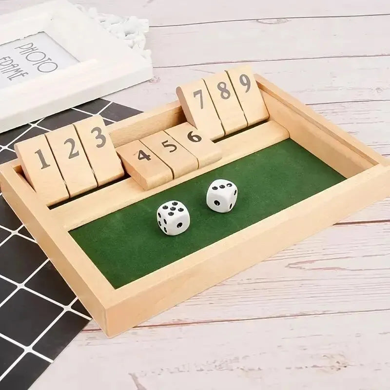 Jogo de Tabuleiro de Madeira