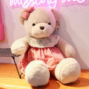 80cm bonito macio fresco casal urso brinquedos de pelúcia kawaii presente de natal travesseiro crianças brinquedos de pelúcia decoração do quarto ponto urso de pelúcia