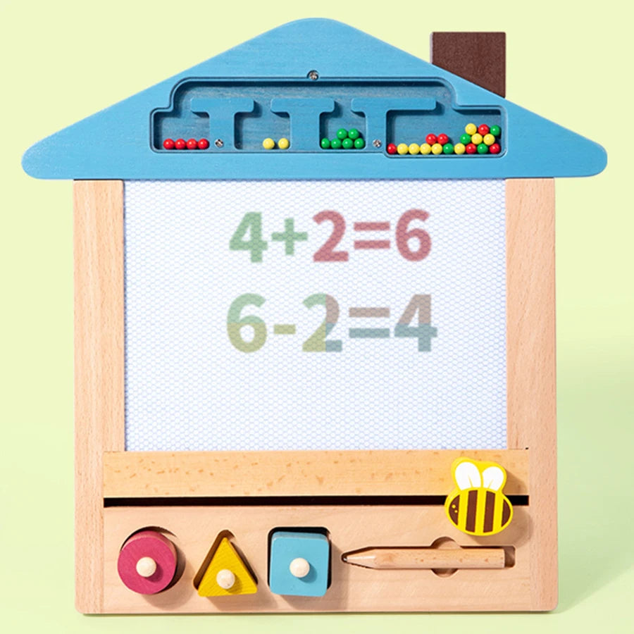 Prancheta Magnética Montessori para Crianças - Aprendizagem Criativa