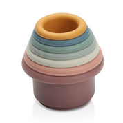 1 conjunto de silicone copos de empilhamento montessori brinquedos para crianças blocos empilhador brinquedos educativos precoce brinquedos de banho do bebê ins estilo banheira brinquedo