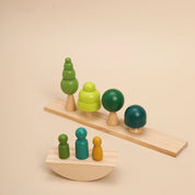 Quebra-cabeças jogo educativo montessori bebê feixe de equilíbrio jogo brinquedos para crianças estilo nórdico blocos de construção de madeira brinquedos para crianças