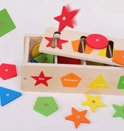 Brinquedo Educativo Montessori de Madeira com Jogo de Pesca Divertido