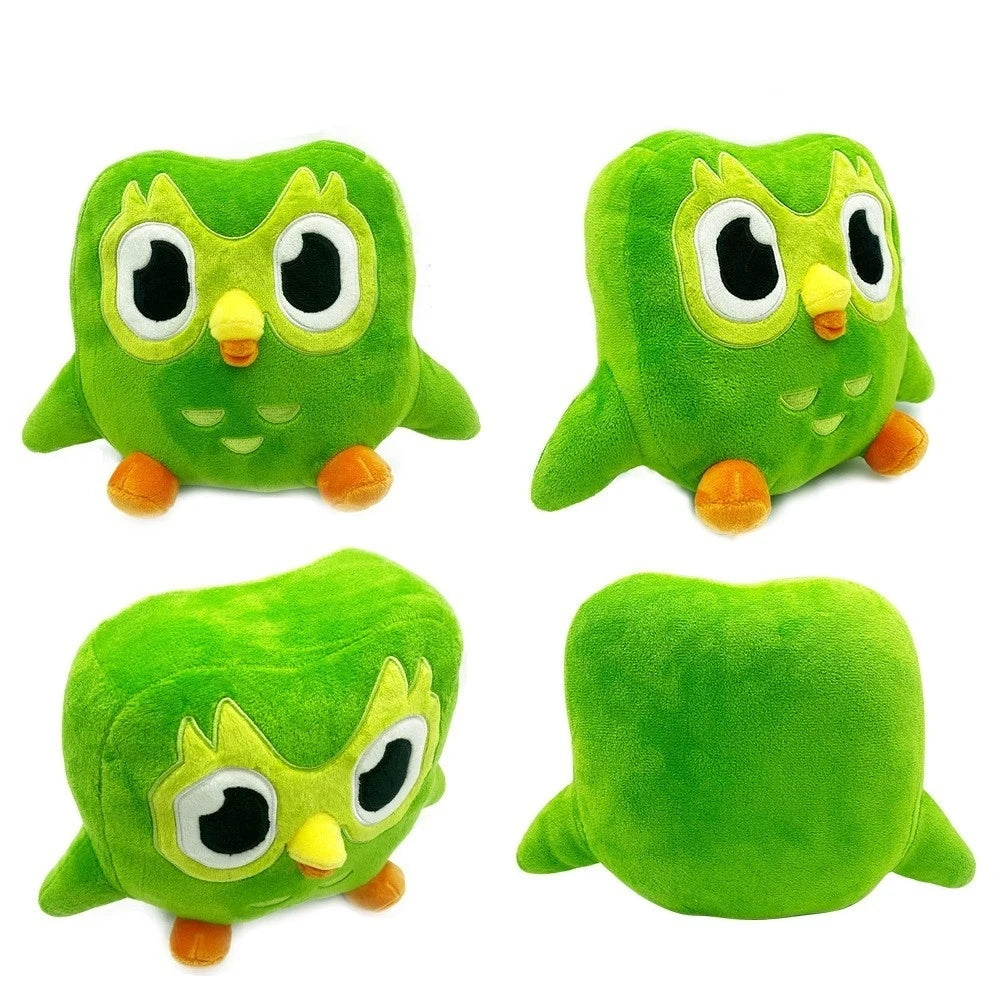 Coruja de Pelúcia Verde Divertida - Amigo dos Pequenos