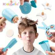 Kit Barbeiro Infantil de Madeira - Diversão e Criatividade
