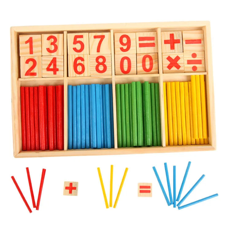 Tabuada Montessori de Madeira