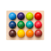 Jogo de Correspondência Montessori de Madeira Arco Íris