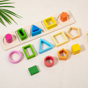 Blocos de Construção Montessori de Madeira