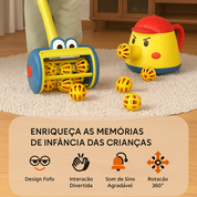 Brinquedo Montessori Lançador de Bolas Educacional
