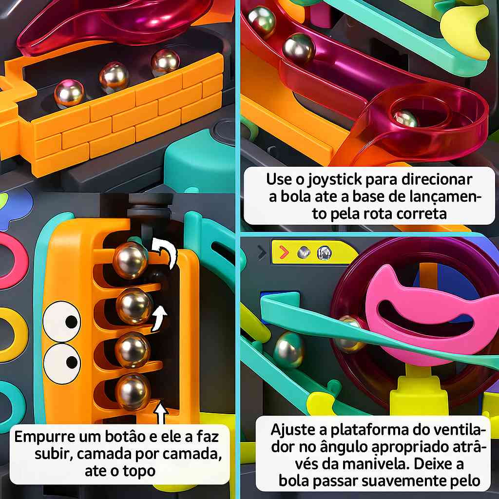 Pista Multicamadas Aventura Interativa para Crianças