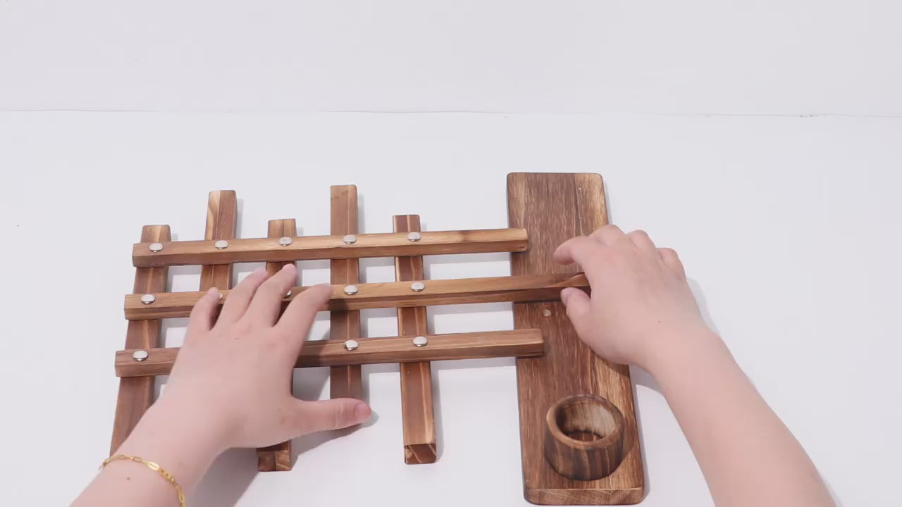Brinquedo Educativo de Equilíbrio de Madeira Montessori